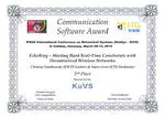 COMSYS takes 2nd place of Communication Software Award at NetSys 2015